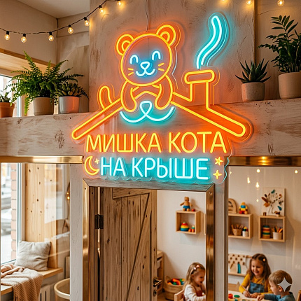 Мишка Кота на крыше0