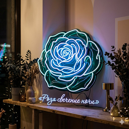 Роза свечение ночи0